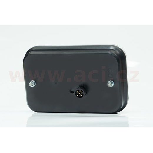 ZADNÍ SVĚTLO LED 200X130 MM, INTERGROVANÝ KONTROLBOX, 5 PIN BAJONET, L