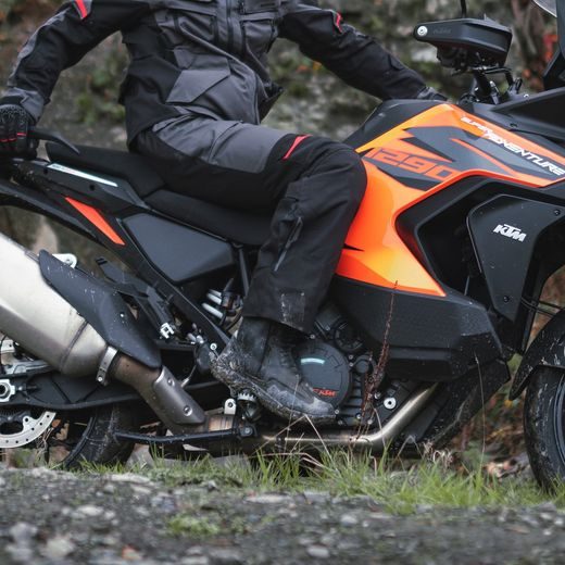 PREDĹŽENÉ NOHAVICE ROCKLAND DRY2DRY™, OXFORD ADVANCED (ŠEDÉ/ČERNÉ/ČERVENÉ)