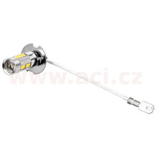 LED H3 12V 3W - BÍLÁ 4X SMD5630 (PATICE PK22S) (1 KS) BEZ HOMOLOGACE