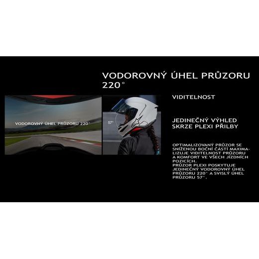 PRILBA S-R7 KINETIS, ALPINESTARS (ČERNÁ/MODRÁ/RŮŽOVÁ FLUO/BÍLÁ) 2026