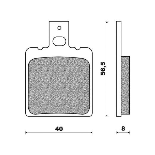 BRZDOVÉ DOŠTIČKY (ZMES SCOOTER ELITE ORGANIC) NEWFREN (2 KS V BALENIE)