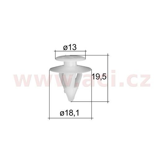PLASTOVÁ PŘÍCHYTKA (SADA 10 KS)