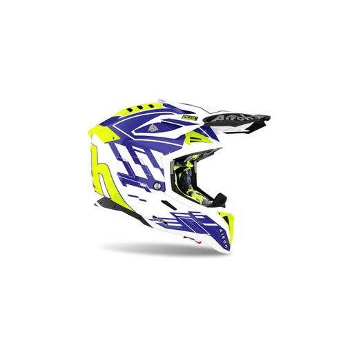 PRILBA AVIATOR 3.0 RAMPAGE, AIROH (LESKLÁ MODRÁ) 2022