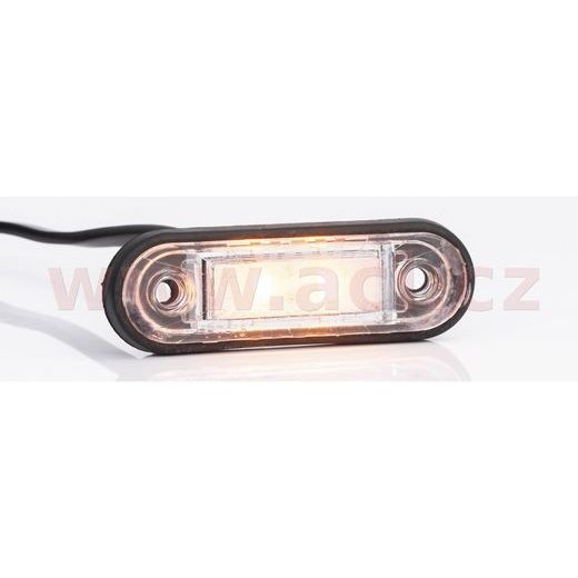POZIČNÍ SVĚTLO LED OVÁLNÉ ORANŽOVÉ (85X27 MM) S DRŽÁKEM