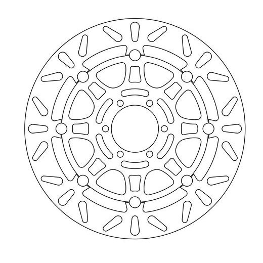 BRZDOVÝ KOTÚČ PLÁVAJÚCE, NEWFREN