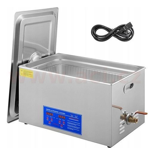 ULTRAZVUKOVÁ MYČKA, OBJEM 25 L, DIGITÁLNÍ REGULACE, VNITŘNÍ ROZMĚRY 500×300×200 MM