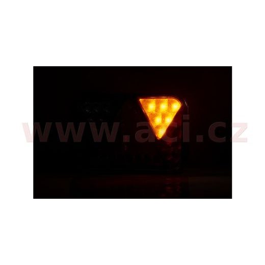 ZADNÍ SVĚTLO LED 200X130 MM, KABEL 1 M, P