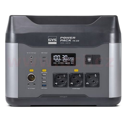 NABÍJECÍ STANICE S MĚNIČEM NAPĚTÍ GYS POWER PACK 14.22 (1400 WH)