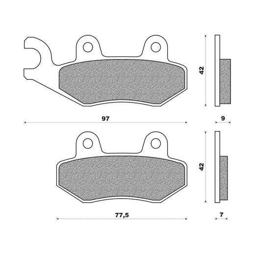 BRZDOVÉ DOŠTIČKY (ZMES ROAD TOURING ORGANIC) NEWFREN (2 KS V BALENIE)
