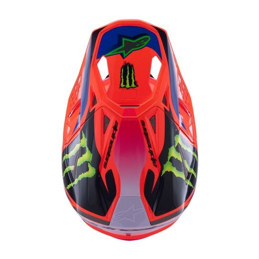 PRILBA SUPERTECH S-M10 EDÍCIA HAIDEN DEEGAN, ALPINESTARS (ORANŽOVÁ FLUO/FIALOVÁ/RŮŽOVÁ/ZELENÁ) 2026