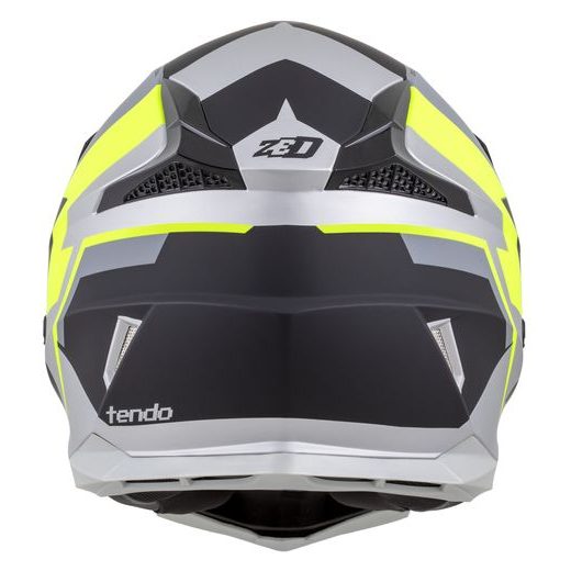 PRILBA X1.9 TENDO, ZED (ČIERNA MATNÁ/TMAVĚ ŠEDÁ/SVĚTLE ŠEDÁ/ŽLUTÁ FLUO) 2026