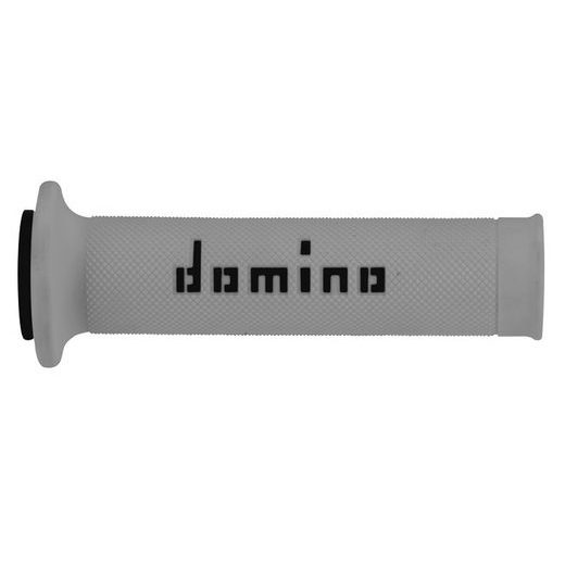 GRIPY A010 (ROAD) DĹŽKA 120 + 125 MM, DOMINO (ŠEDO-ČERNÉ)