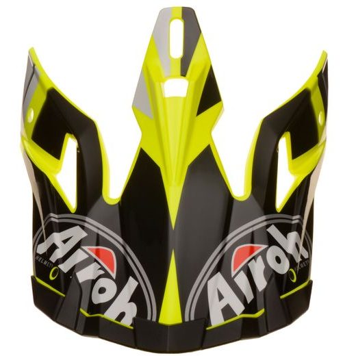 NÁHRADNÉ ŠILT PRE PRILBY AVIATOR 2.2 REFLEX, AIROH (BÍLÁ/ČERNÁ/ŽLUTÁ)