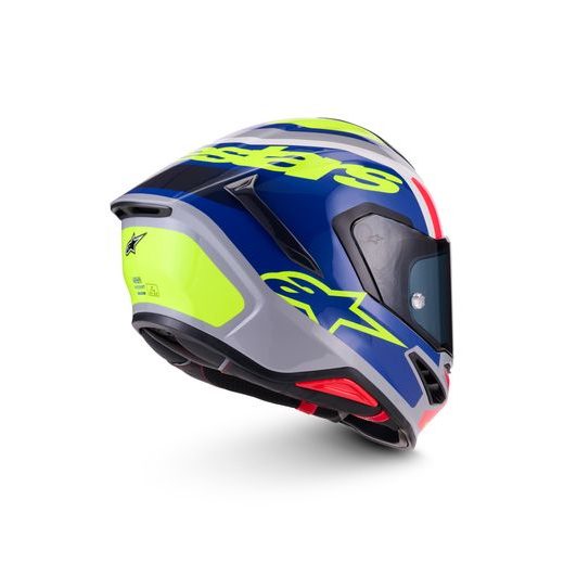 PRILBA S-R7 LUMEN, ALPINESTARS (STŘÍBRNÁ/ČERNÁ/RŮŽOVÁ/ŽLUTÁ FLUO) 2026