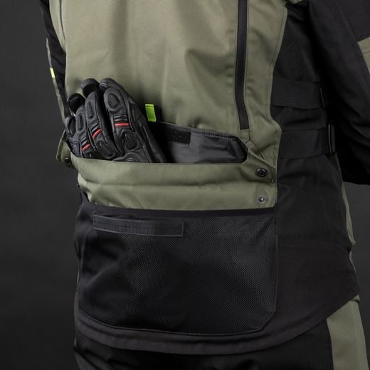 BUNDA ROCKLAND DRY2DRY™, OXFORD ADVANCED (ZELENÁ KHAKI/ČERNÁ/ŽLUTÁ FLUO)