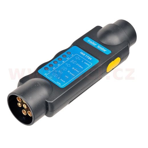 TESTER 7P ZÁSUVEK A ZÁSTRČEK PŘÍVĚSŮ 12 V
