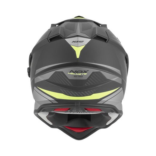 PRILBA N312 TRACK, NOX (ČIERNA MATNÁ, ŽLTÁ FLUO) 2026