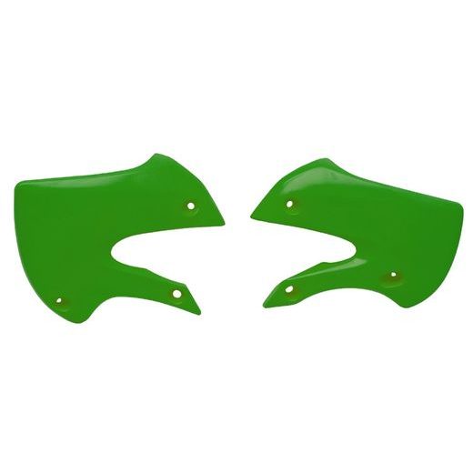 SPOJLERY CHLADIČA KAWASAKI, RTECH (ZELENÉ, PÁR)