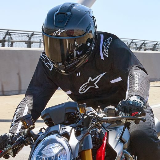 BUNDA T-SPS 2 WATERPROOF, ALPINESTARS (ČERNÁ/BÍLÁ) 2026