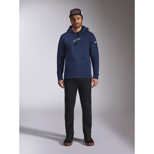 MIKINA FRONTAL HOODIE, ALPINESTARS (MODRÁ)