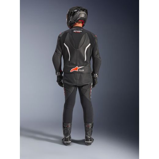DVOJDIELNA KOMBINÉZA GP FORCE V2, ALPINESTARS (ČERNÁ/BÍLÁ/ČERVENÁ FLUO) 2026