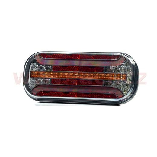 ZADNÍ SVĚTLO LED 214,3X94,3 MM, S DYNAMICKÝM SMĚR. SVĚTLEM, KABEL 1 M, L=P
