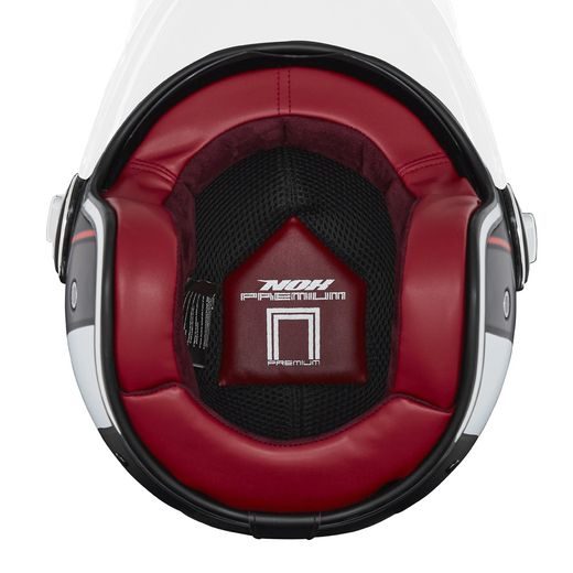 PRILBA HERITAGE, NOX PREMIUM (ČIERNA MATNÁ,ČERVENÁ,BÍLÁ) 2026