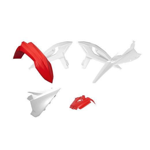 SADA PLASTOV 4 DIELY BETA, RTECH (ČERVENÁ-BÍLÁ) OEM FARBY RR X-PRO