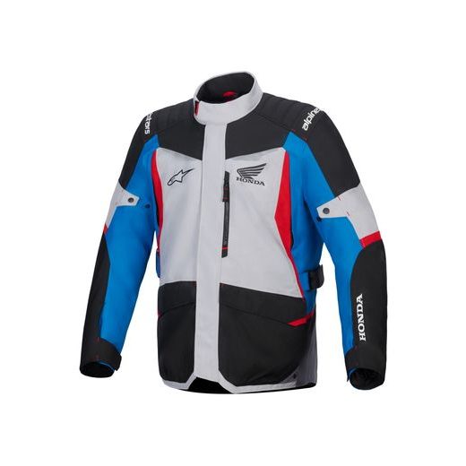 BUNDA ST-1 WATERPROOF HONDA KOLEKCE, ALPINESTARS (ŠEDÁ/MODRÁ/ČERNÁ/ČERVENÁ) 2026