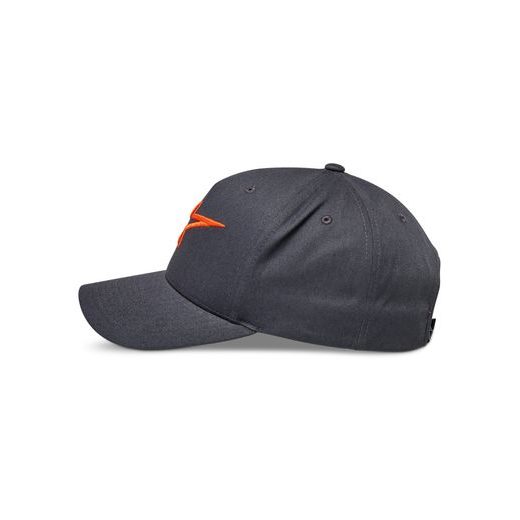 ŠILTOVKA AGELESS SNAPBACK, ALPINESTARS (ŠEDÁ/ORANŽOVÁ)