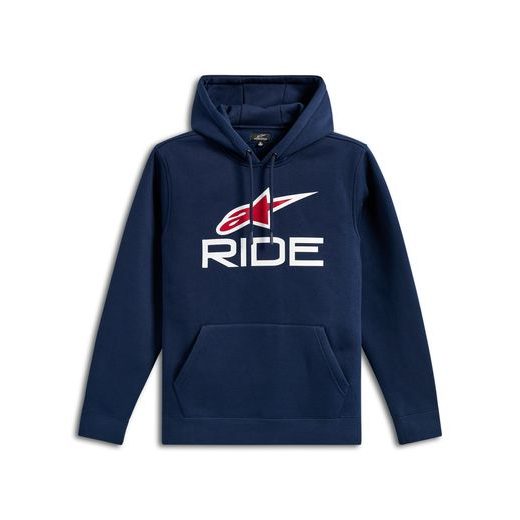 MIKINA RIDE HOODIE 3, ALPINESTARS (MODRÁ/BÍLÁ/ČERVENÁ/)