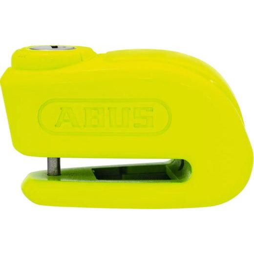 ZÁMOK NA KOTÚČOVOU BRZDU S ALARMOM TRIGGER ALPHA (PRIEMER ČAPU 10 MM, ŽLTÝ), ABUS