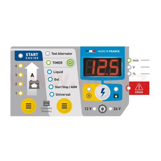 NABÍJEČKA/STARTOVACÍ ZDROJ 12/24 V GYS STARTIUM 680E, (MAX. STARTOVACÍ PROUD 380 A)