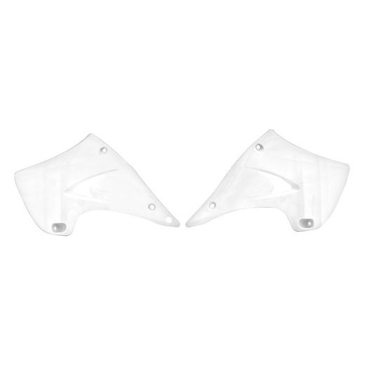 SPOJLERY CHLADIČA KAWASAKI, RTECH (BIELE, PÁR)