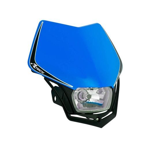 UNI PREDNÉ MASKA VRÁTANE SVETLÁ V-FACE, RTECH (TM MODRO-ČIERNA)