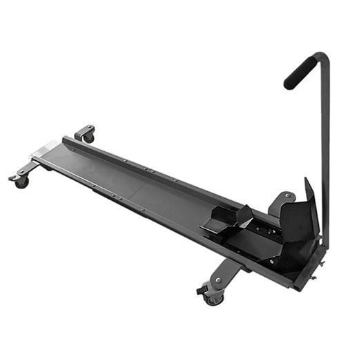 POJÍZDNÝ STOJAN POD MOTOCYKEL (S FIXACÍ NA PREDNÉ KOLO), Q-TECH (ČIERNA)