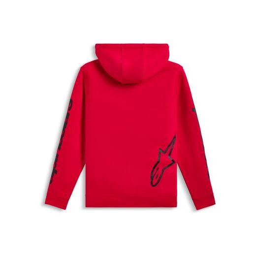 MIKINA TRIPLE HOODIE, ALPINESTARS (ČERVENÁ)