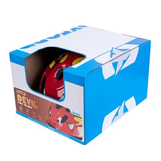 CYKLO PŘILBA LITTLE DEVIL, OXFORD, DĚTSKÁ (ČERVENÁ/ŽLUTÁ)