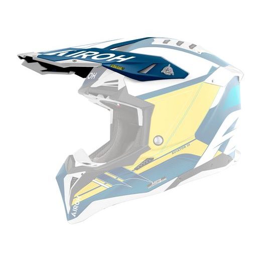 ŠILT PRE PRILBU AVIATOR 3, AIROH (SABER - MODRÝ MATNÝ)