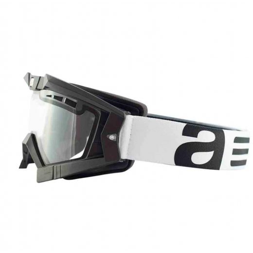 OKULIARE ARIETE RC FLOW 13950-NBN BLACK STRAP CLEAR DOUBLE VENTILATED LENS
