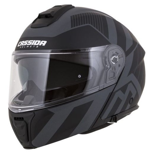 PRILBA MODULO 2.1 PROFILE VISION, CASSIDA (ČIERNA MATNÁ/ŠEDÁ/ŠEDÁ REFLEXNÉ, PLEXI S PRÍPRAVOU PRE PINLOCK) 2026