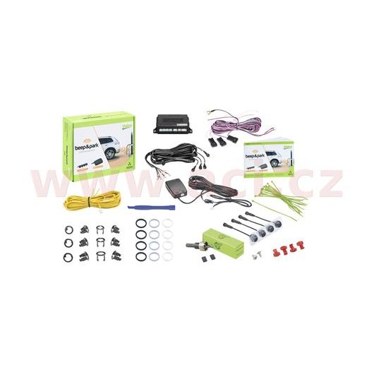 PARKOVACÍ ASISTENT VALEO BEEP & PARK ZADNÍ - ZVUKOVÁ SIGNALIZACE, 4X SENZOR, KOMPATIBILNÍ S TAŽNÝM ZAŘÍZENÍM