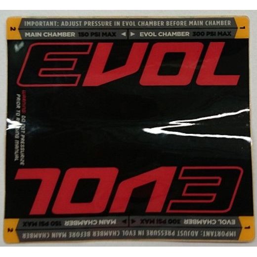DECAL: '06 FLOAT X, EVOL CHAMBER