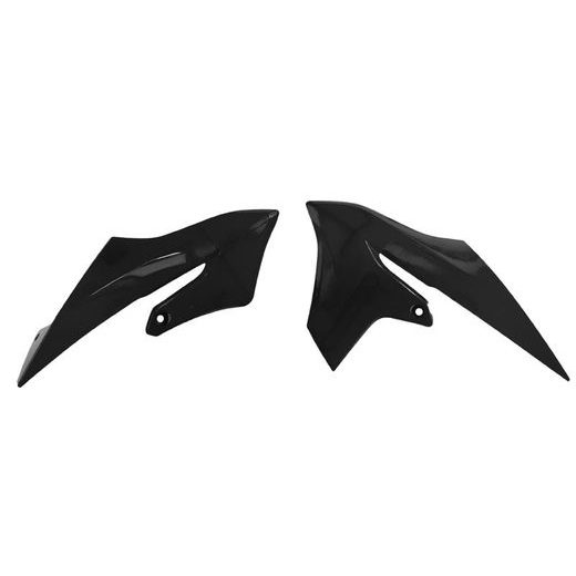 SPOJLERY CHLADIČA YAMAHA, RTECH (ČIERNE, PÁR)