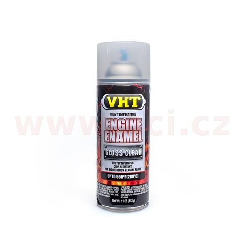 VHT ENGINE ENAMEL BARVA NA MOTORY DO TEPLOTY AŽ 288°C, BARVA: KRYCÍ ČIRÝ LAK