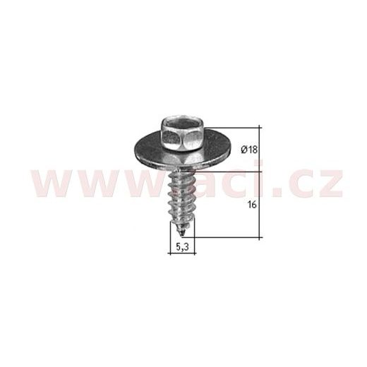 SPECIÁLNÍ SAMOŘEZNÝ VRUT POZINK FE (SADA 20 KS)