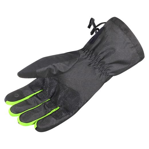 LS2 THERMORAIN GLOVES BLACK H-V YELLOW