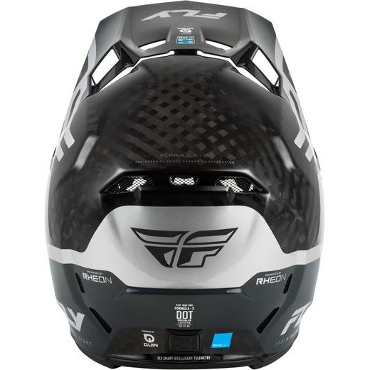 PRILBA FORMULA S CARBON BYTE, FLY RACING - USA (/CARBON/ŠEDÁ/STŘÍBRNÁ)