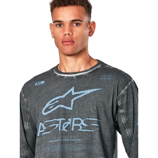 TRIKO NOOK KNIT DLHÝ RUKÁV, ALPINESTARS (TMAVO ŠEDÁ)