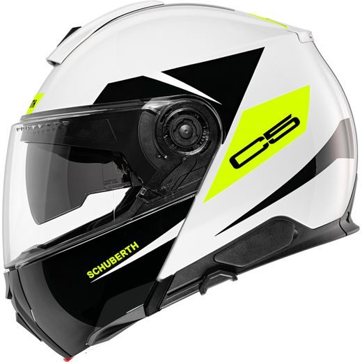 SCHUBERTH C5 ECLIPSE YELLOW/WHITE